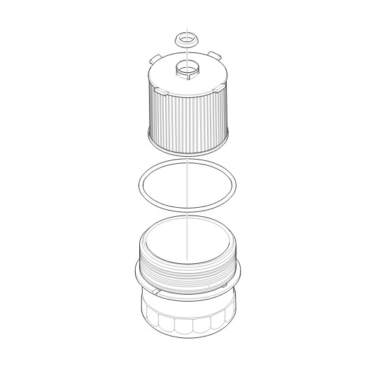 Õlifilter VEA mootorile (32140029) - Image 3